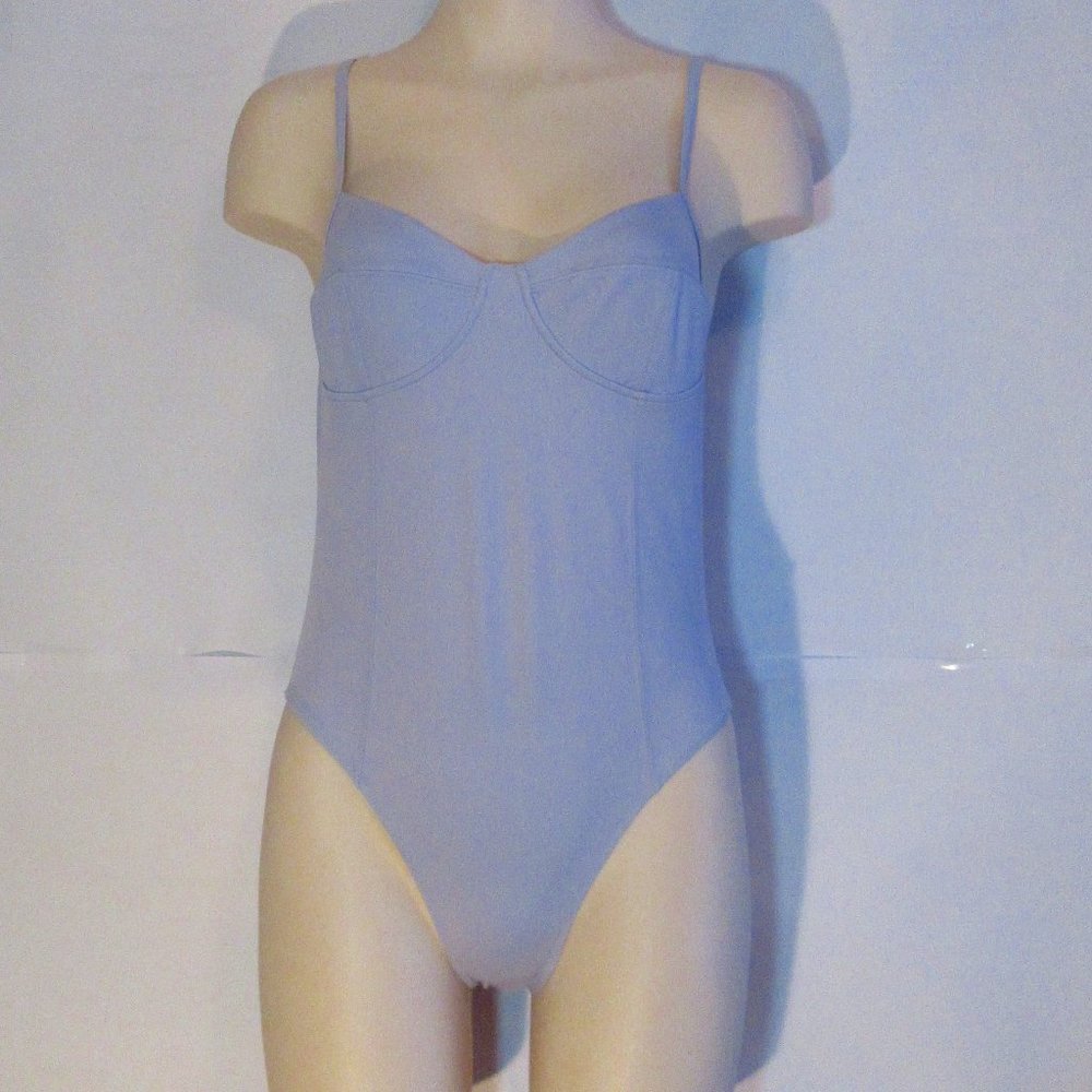 Aritzia Tna Blue Bodysuit Women's Large